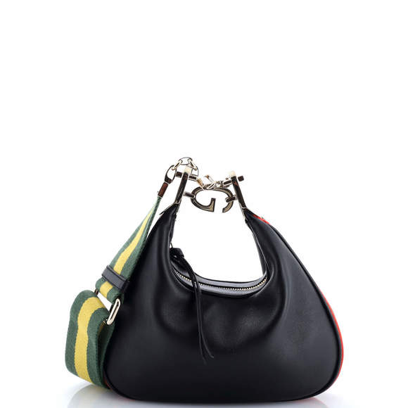 Gucci Handbags - Gucci Small Attache Shoulder Bag Leather